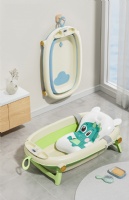 baby folded bathtub