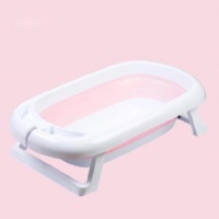 eco-friendly new material bathroom plastic baby folded bath tub